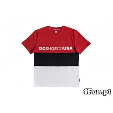 T-SHIRT DC SHOES GLENFERRIE SS VERMELHO